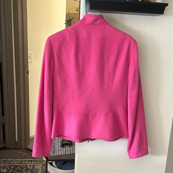 Pink Wool Blazer Jacket - Picture 5 of 5